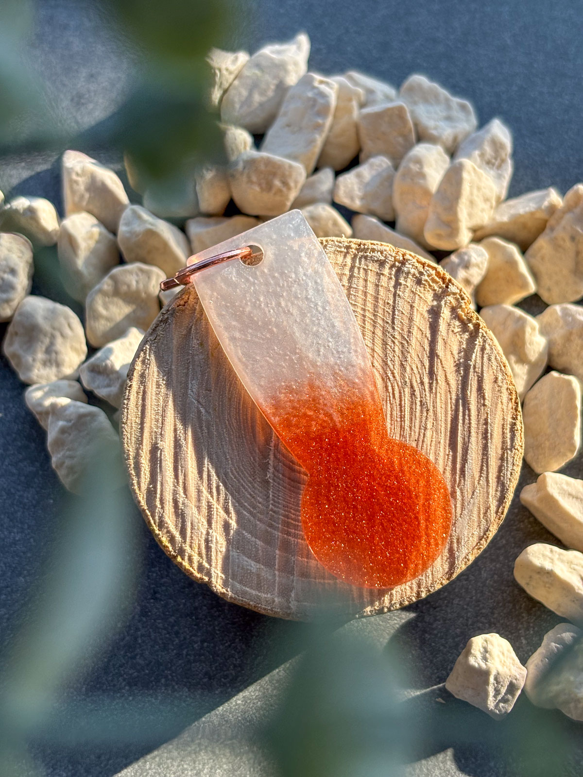 Einkaufswagenlöser aus Epoxidharz bronze